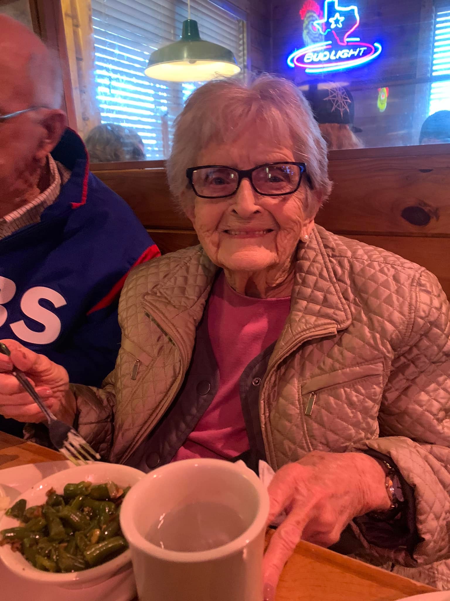 Resident from Rock Creek Senior Living dining out